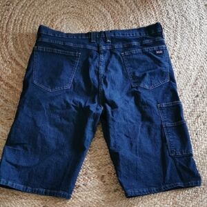 Mens Dickies Denim Carpenter Workwear Unisex Utility Shorts. Size 38